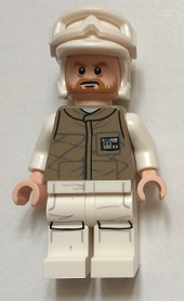 LEGO Minifigure -- Hoth Rebel Trooper Dark Tan Uniform 2 (75098)-Star Wars / Star Wars Episode 4/5/6 -- SW0736 -- Creative Brick Builders